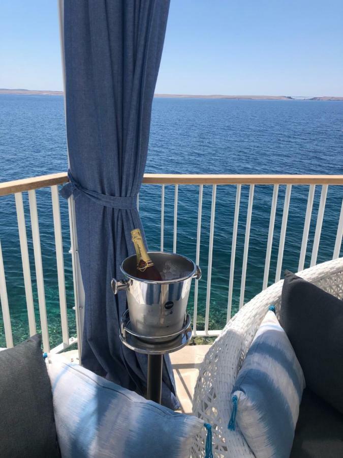 Villa Beline Direct Aan Zee, Verwarmd Zwembad En Sauna Tribanj-Kruscica Exteriör bild