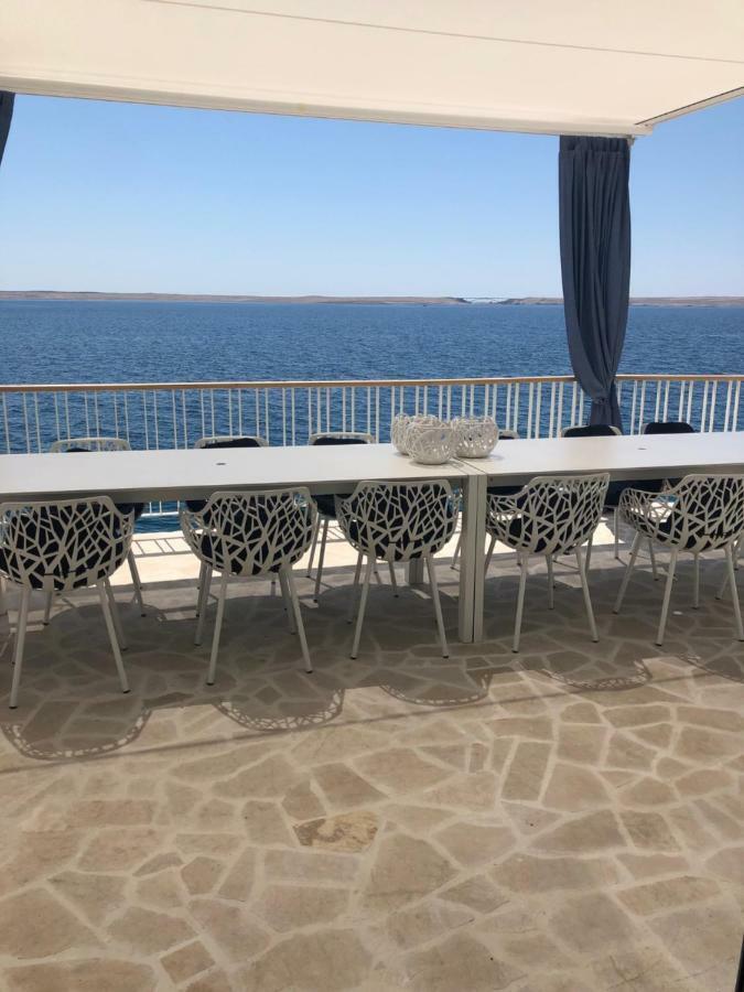 Villa Beline Direct Aan Zee, Verwarmd Zwembad En Sauna Tribanj-Kruscica Exteriör bild